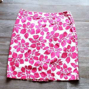Garnet Hill Floral Skirt